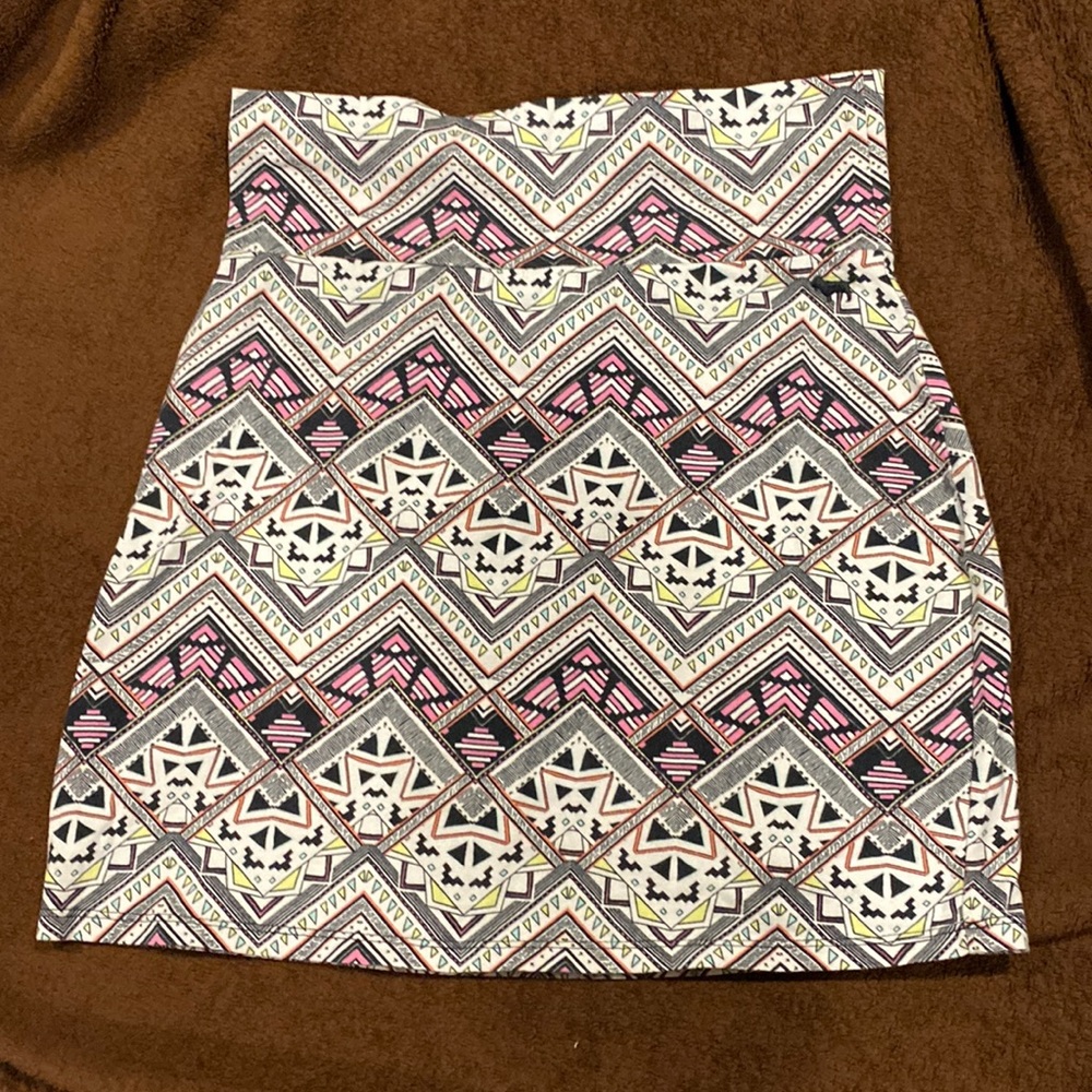 PINK Victoria’s Secret Tribal Print Mini Skirt